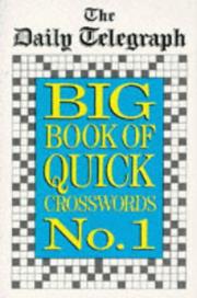 Cover of: The Daily Telegraph Big Book of Crosswords No. 1 (Crossword) | The Daily Telegraph