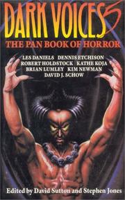 Cover of: Dark Voices 5 - The Pan Book of Horror by 