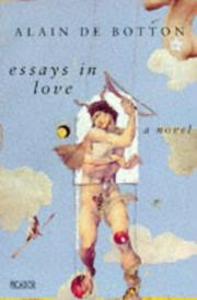 Cover of: Essays in Love: a novel