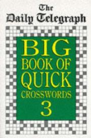 Cover of: "Daily Telegraph" Big Book of Quick Crosswords (Crossword) (Crossword)