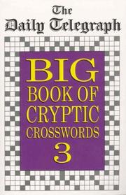 Cover of: The Daily Telegraph Big Book of Cryptic Crosswords 3 (Crossword) (Crossword)