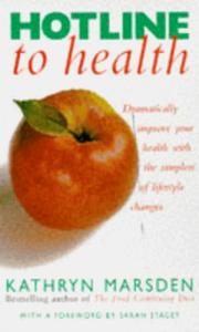 Cover of: Hotline to Health