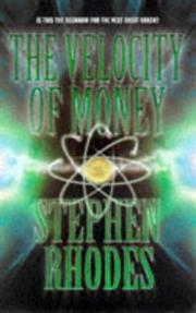 Cover of: Velocity of Money, the
