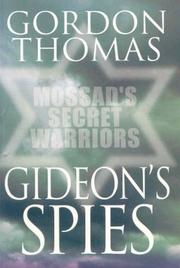 Cover of: Gideon's Spies by Gordon Thomas