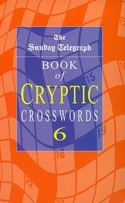 Cover of: "Sunday Telegraph" Book of Cryptic Crosswords (Crossword) (Crossword)