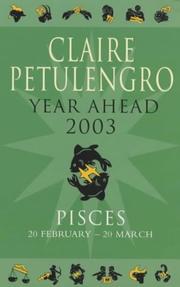 Cover of: Claire Petulengro's Year Ahead 2003 by Claire Petulengro, Claire Petulengro