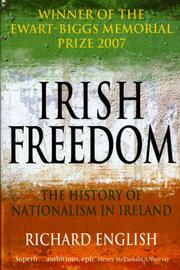 Cover of: Irish Freedom by Richard English