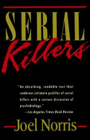 Cover of: Serial killers by Joel Norris