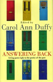 Cover of: Answering Back by Carol Ann Duffy