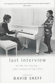 Cover of: Last Interview by John Lennon, Yoko Ono, David Sheff