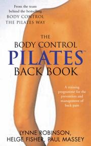 Body Control Pilates Back Book by Lynne Robinson