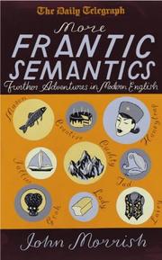 Cover of: More Frantic Semantics