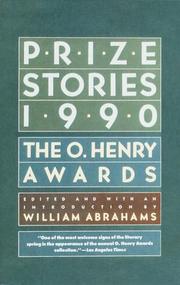 Cover of: Prize Stories 1990: The O. Henry Awards (Prize Stories (O Henry Awards))