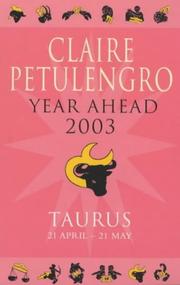 Cover of: Claire Petulengro's Year Ahead 2003 by Claire Petulengro, Claire Petulengro