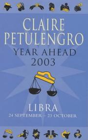 Cover of: Claire Petulengro's Year Ahead 2003 by Claire Petulengro, Claire Petulengro