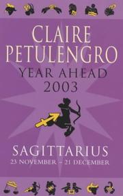 Cover of: Claire Petulengro's Year Ahead 2003 by Claire Petulengro, Claire Petulengro