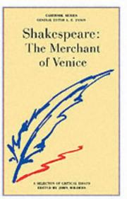 Cover of: "Merchant of Venice" by John Wilders