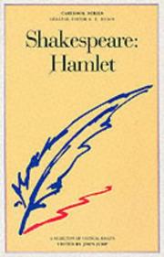 Cover of: Shakespeare's "Hamlet" by John D. Jump