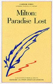 Cover of: Milton: Paradise Lost