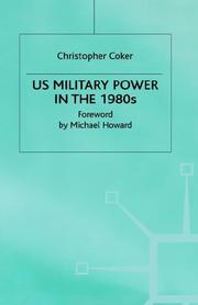 Cover of: US military power in the 1980s