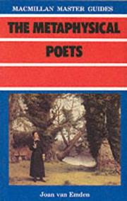 Cover of: The metaphysical poets