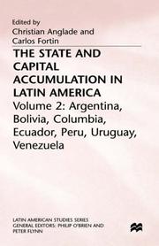Cover of: State and Capital Accumulation In Lat Volume 2 (Latin American Studies Series)