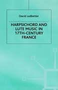 Cover of: Harpsichord and Lute