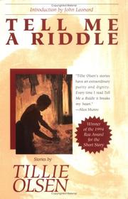 Cover of: Tell me a riddle by Tillie Olsen