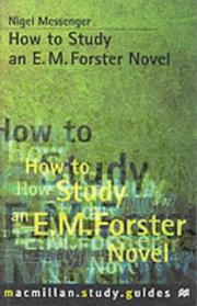 Cover of: How to study an E.M. Forster novel