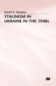 Cover of: Stalinism in Ukraine in the 1940s by David R. Marples