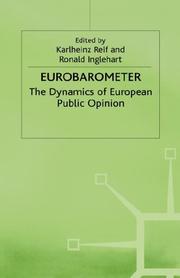 Cover of: Eurobarometer by edited by Karlheinz Reif and Ronald Inglehart.