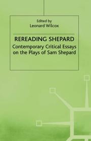Cover of: Rereading Shepard by Leonard Wilcox