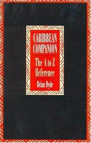 Cover of: Caribbean companion by Brian Dyde