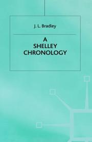 Cover of: A Shelley Chronology (Author Chronologies)