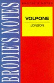 Cover of: Brodie's Notes on Ben Jonson's "Volpone" (Brodies Notes)