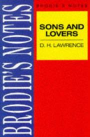 Cover of: Brodie's Notes on D.H.Lawrence's "Sons and Lovers" (Brodies Notes)