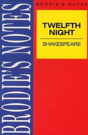 Cover of: Brodie's Notes on William Shakespeare's "Twelfth Night" (Brodies Notes)