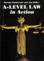 Cover of: 'A' Level Law in Action