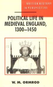 Cover of: Political life in medieval England, 1300-1450