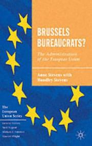 Cover of: Brussels Bureaucrats? by Anne Stevens, Handley Stevens
