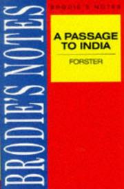 Cover of: Brodie's Notes on E.M.Forster's "Passage to India" (Brodies Notes)