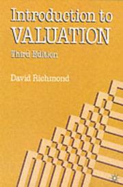 Cover of: Introduction to Valuation (Building & Surveying) by David Richmond