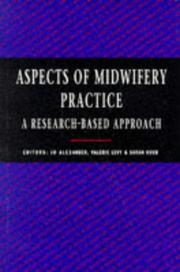 Cover of: Aspects of Midwifery Practice by 