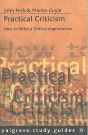 Cover of: Practical Criticism (How to Study Literature)