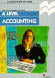 Cover of: Work Out Accounting 'A' Level (Macmillan Work Out)
