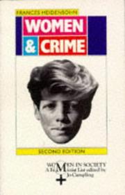 Cover of: Women and Crime (Women in Society)