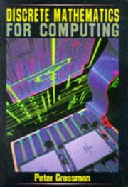 Cover of: Discrete Mathematics for Computing
