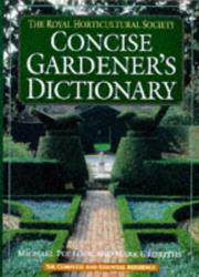 Cover of: The Royal Horticultural Society Shorter Dictionary of Gardening
