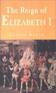 Cover of: The reign of Elizabeth I