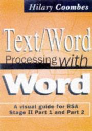 Cover of: Text/Word Processing with Word: A visual guide for RSA Stage II Part 1 and Part 2
